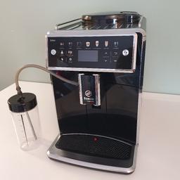 The highest quality coffee machine,
We Have used is very rare, so it's in very good condition.
For sale because we are moving abroad
Happy to answer any question and provide more details. 

☕☕☕☕

Coffe types :

ristretto,
espresso,
black coffee,
americano,
espresso doppio,
cappuccino,
latte macchiatto,
latte,
flat white.

All drinks are prepared with a single touch on display.