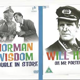 Norman Wisdom in Trouble in Store
and
Will Hay in Oh Mr Porter!

BOTH for £5
OR
collect from Old Hall, Warrington (near Gulliver's World)
(01925) 630418