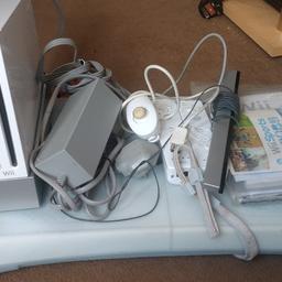 I have the whole set up for the Nintendo wii console. I have the fitness board, two controllers a numb chuck and the paperwork it came with. There are some wii games in the package. I'm sure I have other games I can put in. This needs to go ASAP. If not I'll dump it. The price is £30. That's a steal. Thank you.