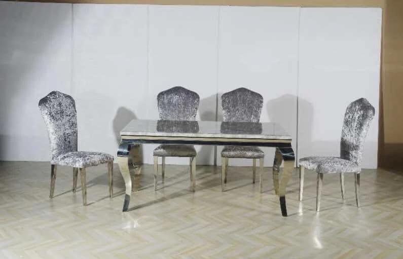 LOUIS MARBLE DINING TABLE WITH 4X CHAIRS in S65 1sl Rotherham for £899.