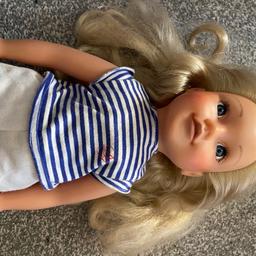 DesignaFriend doll from the Chad Valley collection.
Comes in box (old and worn)
Doll in good condition with clothes
collection preferred