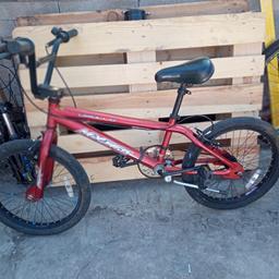 In good condition, brakes and wheel straight and correct, 20inch wheels, kick stand also