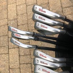 Wilson golf irons full set 3-PW ideal starter set comes with mizuno stand bag,