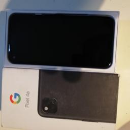 Google Pixel 4a, black, 128gb, one week old, EE network. 180 no offer. Can delivery at cost of fuel