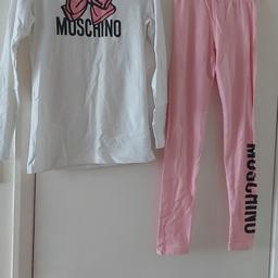 Moschino Girls Top and Leggings 
Age 12 
Good Condition