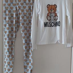 Designer Moschino Girls Top and Leggings Set 
Age 12 
Good Condition