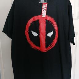 Official Marvel Deadpool T-Shirt Black Size xl brand new with tags never worn

Dispatched via Royal Mail

Chest 23"

♦️Take a look at some of the other items available ♦️

Collection available
Delivery available fees may apply
Post is available from £2.50
PayPal accepted fees apply