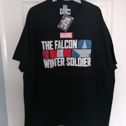 Official DisneyMarvel The Falcon and The Winter Soldier Logo T-Shirt Black Size xxl 2xl brand new with tags never worn

Dispatched via Royal Mail

Chest 25"

♦️Take a look at some of the other items available ♦️

Collection available
Delivery available fees may apply
Post is available from £2.50
PayPal accepted fees apply