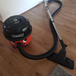 red and black henry Hoover need gone asap comes with box of new bags for inside suction is great open to offers