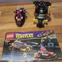 Lego set 79102,   Teenage Mutant Ninja Turtles,  unfortunately I don't have one of the minifigures and a couple of pieces missing but does not affect the set in general.