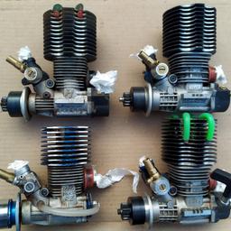 nitro engine's for sale
I've converted to brushless
engine's ran before taking them out with good compression
Hyper21 3port pullstart
Hyper21 3port Hobao
Mac28 6port Hobao
OSmax RZ
all run off starter box,the 2 Hobao can be put back to roto(2 included)the OS is starter box only.
exhausts,air filter,starter box,battery, glowsticks,chargers,glowplugs
some old engine's and carbs(spares)
about 4 liters nitro(optimax 20%)
all engines are 1/8 size
any questions please feel free to ask
collection only