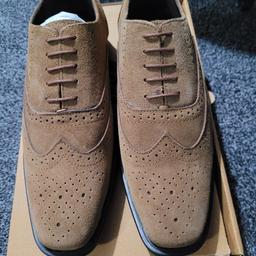 Redfoot Mens Suede Shoes. Condition is "New with box". Size 7. Please see photos where colour has slightly changed. Were purchased like this. Can not be noticed unless look really closely. standard delivery