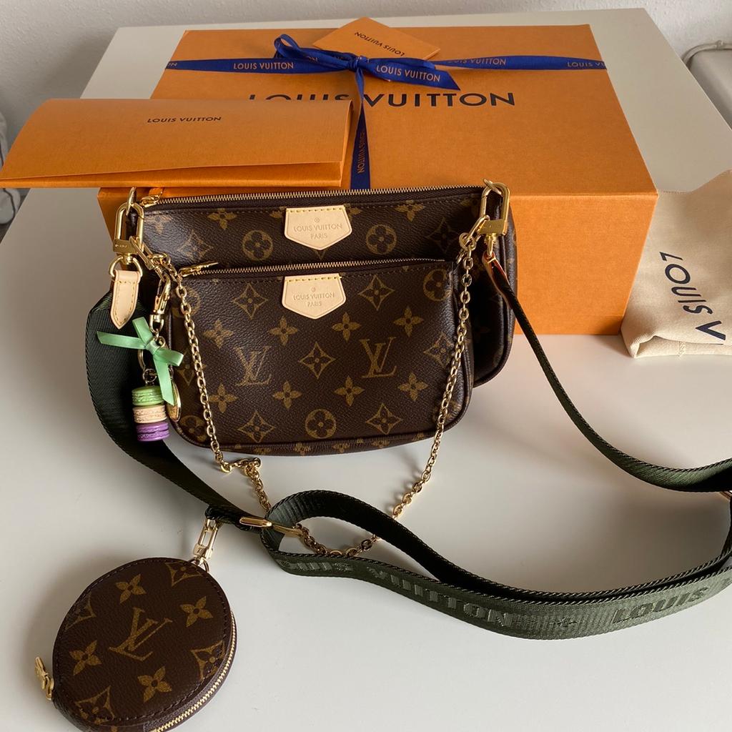 Louis Vuitton MPA Khaki Fullset Multi Pochette Accessoires in