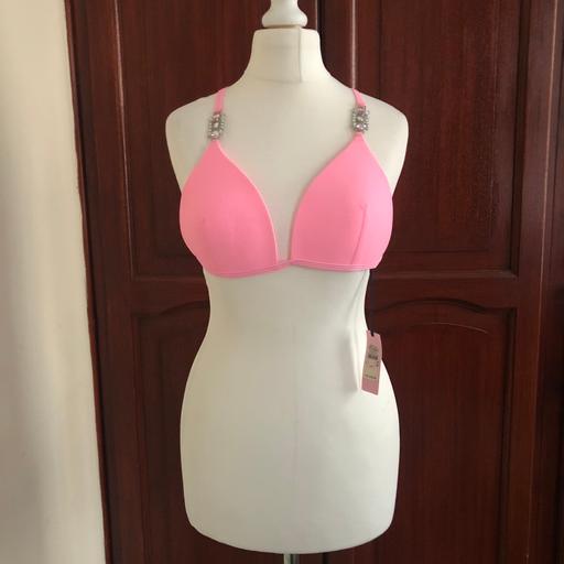 Buy & Sell South West London Sands End - South West London - Photos for River Island pink bikini diamonds bra top