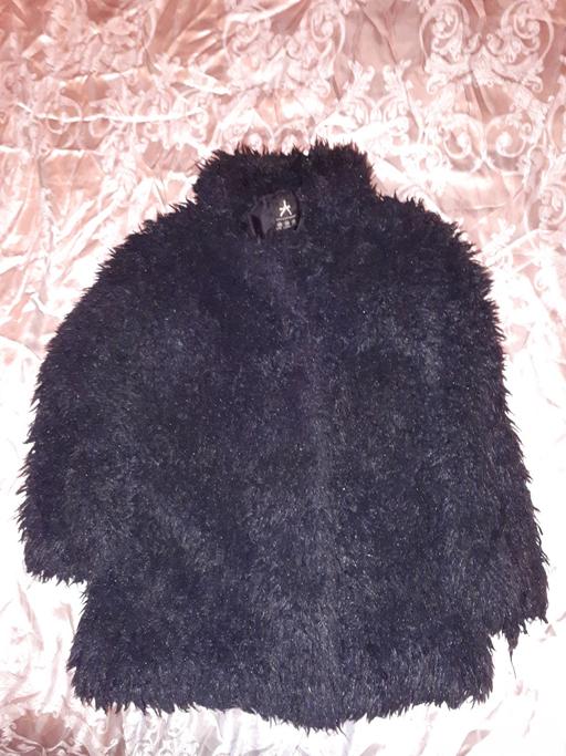 Buy & Sell West Midlands Dudley - Photos for ladies black faux fur coat size 10