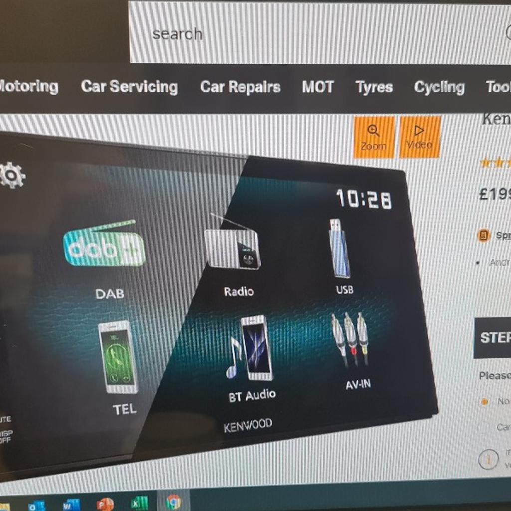 Kenwood DMX125DAB Car Stereo in SP10 Test Valley for £170.00 for sale