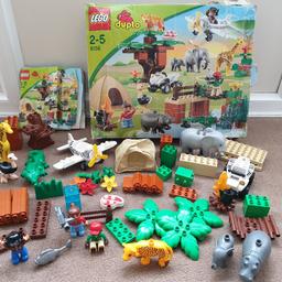Lego Duplo Safari Set 6156. In excellent used condition. Box and instructions are well worn and have rips.

This is a complete set, no parts missing. Pet and smoke free home.

Collection from Ham, Richmond TW10.