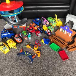 Big bundle for those Paw Patrol fans!

Selling altogether, tower, figures, vehicles , working train & track. 

Collection Swanley or will delivery if local. 

Smoke & Pet free home.