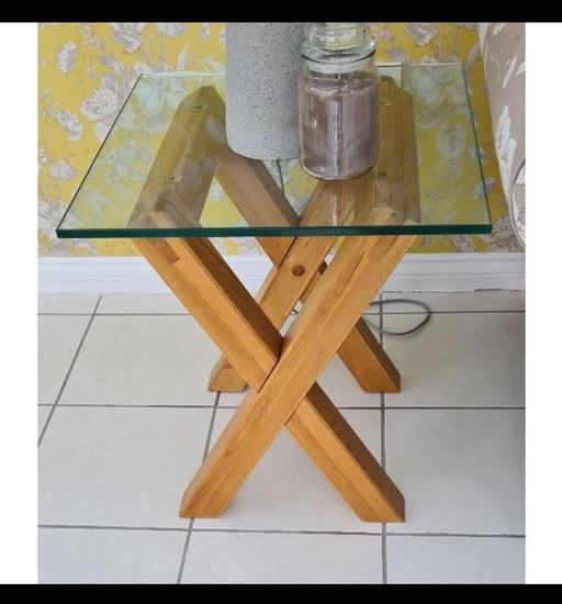 Buy & Sell West Midlands Birmingham - Photos for Glass side table x2 available £60 each