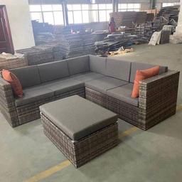 Brand new Rattan set in brown with grey cushions
Available end of June
£50 deposit secures a set via paypal
Balance cash or bank transfer on delivery
1x left corner sofa: 136*74*68cm;
1x right corner sofa: 136*74*68cm;
1x middle sofa: 74*74*68cm;
1x table: 90*60*32cm
Assemble is required and comes in 2 boxes
Free local delivery within 30miles