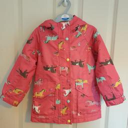 Girls fleece lined, waterproof coat / jacket from Joules. Size, age 4. In excellent used condition.

From a pet and smoke free home.

Collection from Ham, Richmond TW10.