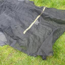 trampoline net for 8 ft with rails

the net is for 6 poles.

Good condition. no ripe or tear