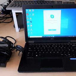 Dell Latitude E7250
(in very good condition) 

- Pre-loaded with an activated version Windows 10 Pro & Office 2016 + other apps & tools
- 64bit
- Intel Core i5-5300U CPU @ 2.30 GHz
- 8GB RAM (DDR3)
- 118Gb hard disk
- 12.5" screen 
- Dell Power cable + charger

A great gift for someone who needs to interact and communicate during lockdowns. 

Feel free to ask any questions.