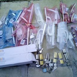 a selection of brand new door handles and licks with keys Northampton pick up only 40 pound