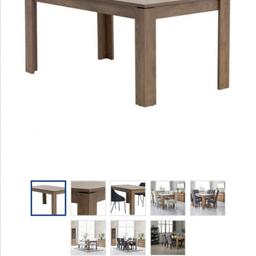 New Dining Table, opened but not used. Too big for us. It's unassembled and ready for collection. Local delivery available.
Width: 90 cm, Length: 160 cm, Height: 76 cm
