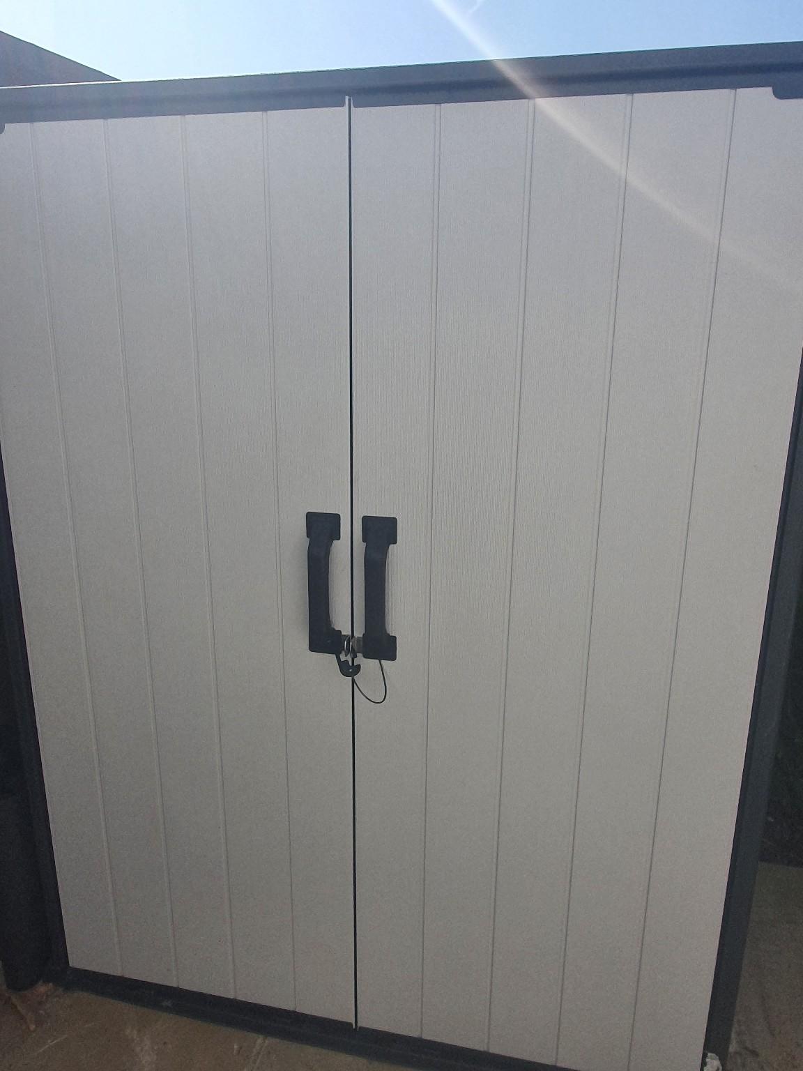 keter premier tall 1400l storage cupboard in SS9 Sea for £80.00 for