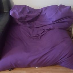 XXL purple bean bag. selling for £45 ONO. Collection or deliver locally for a fee.
