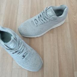Nike Air Max 1 Ultra Plush women's trainer's 
Size 4.5 UK 
Colour Grey 
Used in good condition, light stain on upper as pictured, would come off in a wash
