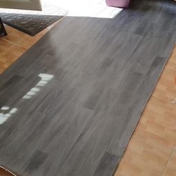 here for sale is a piece of lino flooring
in grey laminate syle
Good thickness
size is 93 inches by 47 inches
slight cut as pictured but its been glued down
surplus to requirements
might be of use to someone

Price £12 