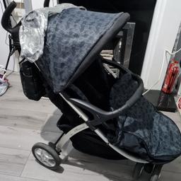 Obaby Pram £35

Mickey mouse design. Comes with footmuff, raincover and diaper bag. Folds down small and reclines back.

Does have a tear in the foam on the bar but doesn't affect use.

Collection Ribbleton pr1 area or local delivery for fuel costs.