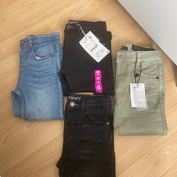 Zara & a pair of Reserved skinny jeans
2 with tags
2 without
No marks - smoke free home