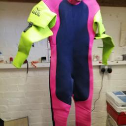 Adult medium.
Actual measurements unstreached are
Chest 34 inch
Waist 26 inch
Sleeve 32 inch
Length 52 inch
Labels states mens medium
I have 3 other wetsuits for sale Happy to combine postage costs if buyer pays costs.