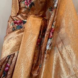 Beautiful saree with blouse size 38
Uk10/12