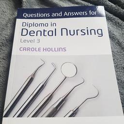 Diploma in Dental Nursing questions and answers book Level 3.
Perfect condition 
Collect from Lowestoft NR32 4HG Or can deliver locally..