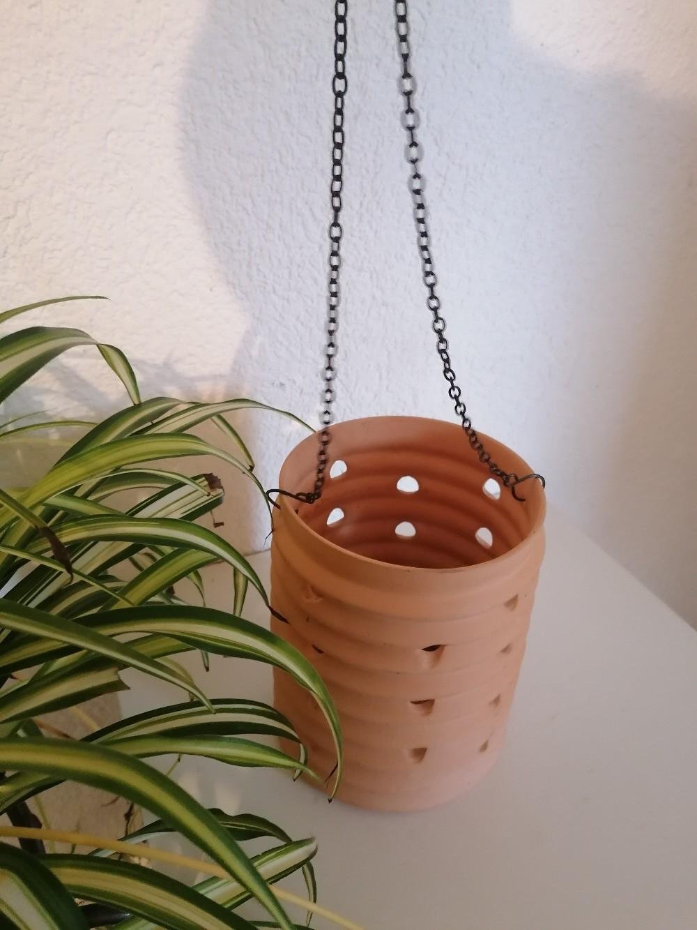 Sass & Belle Hängetopf Terrakotta Mit Katzenmotiv – Minimalistischer Deko-Topf Für Zimmerpflanzen
