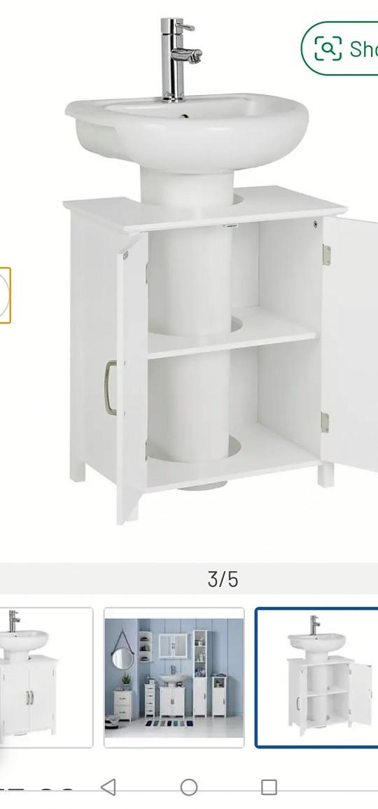 Home Tongue & Groove Under Sink Unit White in B16 Birmingham for £30.