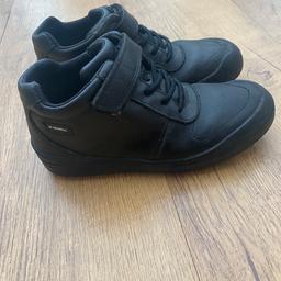 Size 12.5 
Leather School black footwear