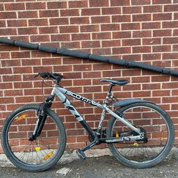 Scott mountain bike for spares or repairs as requires some work but still rides fine and tyres and frame etc still all good