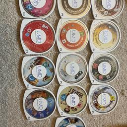 Psp games 
2 cases 
And a memory card