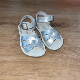 Leather sandals that can get wet or even washed in washing machine. salty water sandals brand RRP £45/50. Worn but still in great condition. Pet and smoke free home.