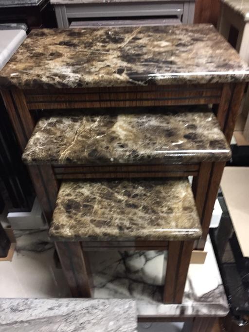 Buy & Sell West Yorkshire Bradford - Photos for Marble effect nest tables