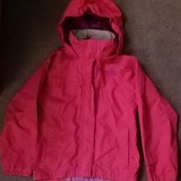 pink the north face coat kids