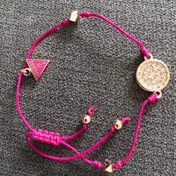 Rose gold and pink corded bracelet pick up only