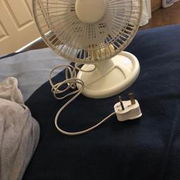White desk fan bought for £15 2 years ago, only used for a few weeks each summer

Been in storage for ages