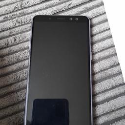 Hi selling my Samsung A8 due to upgrade. 
all working great has crack on the back doesn't effect use got box and charger plus a case if want it (SENSIBLE OFFERS)