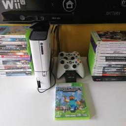 As above, 250gb hdd, 30 games, 2 pads with charging Dock and kinect.

All in very good condition and some games haven't been played.

Comes with all cables and connectors.